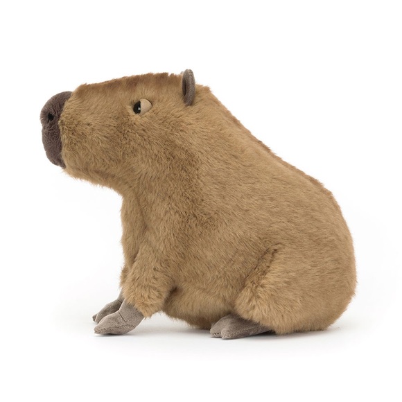 Jellycat Tan Capybara Stuffed Animal Plush RARE 2023 NWT - Picture 1 of 4